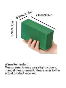 4/8/20pcs, Dry & Wet Floral Foam Bricks, Green Polystyrene Foam Blocks, Suitable For Flower Arranging, Plant Decor And Craft Making, Spring Flower Arranging And Crafting. Applicable For Flower Shop Flower Arranging - Upgrade large - View 2