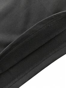 Gym Rark Men's Letter Print Drawstring Waist Pocket Sports Shorts, Gym - Black - View 4