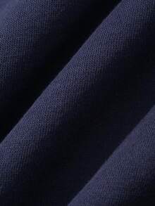 Dazy Kids Round Neck Loose Casual Letter Embroidery Long Sleeve Sweatshirt Top Autumn Boys (Large) - Navy Blue - View 3