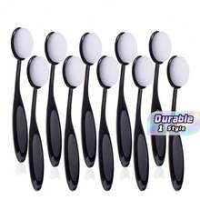 10 Pack Multi-Functional Ink Blending Brushes, Precision Flat Tip Brushes For Artists, DIY Crafts And Card Making Projects - Black - View 1