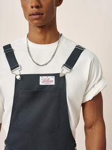 TOKVUE Men's Fashion Versatile Commuter Overalls - Black - View 6