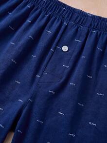 EverLounge Men's Minimalist Fashion All-Season Wearable Navy Blue Comfortable Lightweight Alro Pants - Blue - View 5