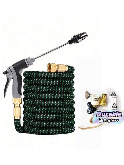 Bộ 7 món vòi rửa xe cao áp kéo dài với vòi phun điều chỉnh được – dùng chung cho châu Âu và châu Mỹ