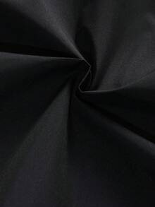 PAVTROS Men's Striped Colorblock Zip-Up Half-Placket Long Sleeve Pullover Jacket - Black - View 8