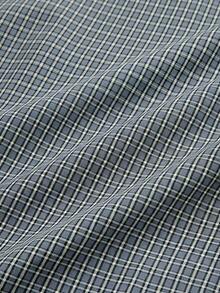 SWAVVY Men's Letter Pattern 2 In 1 Patchwork Casual Daily Wear Shirt - Blue - View 7