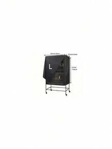 1pc Bird Cage Cover, Universal Pet Bird Cage Cover, Blackout Breathable Mosquito Net, Waterproof And Dustproof, Suitable For Bird Cages At Night, Also Suitable For Cats, Ferrets, Cockatoos, Parrots And Small Animals At Night. - Multicolor - View 12