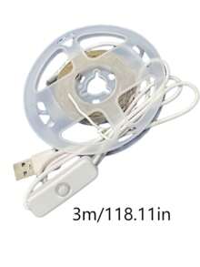 شريط إضاءة LED بنفسجي بالأشعة فوق البنفسجية مع قابس USB ومفتاح، مناسب للرقصات الفلورية ورسم الجسم بالأشعة فوق البنفسجية - USB شريط ضوء الأرجواني - مشاهدة 8