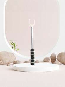 Telescopic Clothes Fork, Stainless Steel Extendable Garment Hanging Pole, U-Shape Non-Slip Clothesline Prop Rod With Sponge Grip, Portable High Reach Laundry Stick For Balcony & Closet - multicolor - View 18