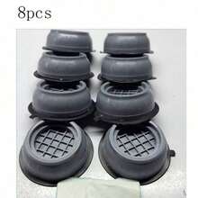 4pcs 8pcsAnti-Vibration Washer Mat With Suction Cup - Anti-Slip, Shock-Absorbing And Soundproofing Pads For Refrigerator And Appliances - Grey - View 11
