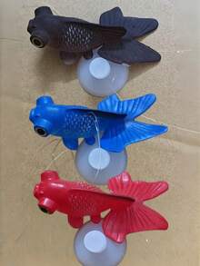 1PC Realistic Artificial Goldfish, Lifelike Dynamic Floating Aquarium Ornament, Colorful Moving Fake Fish Decoration For Fish Tank Home Decor - various - View 12