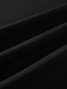 ROMWE MEN 男士人像抽象熱成像印花連帽衛衣 - 黑色 - 查看 5