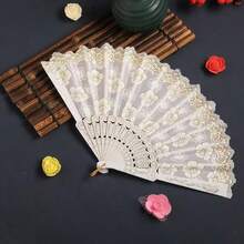 Cirelle 白色櫻花手扇 金箔印花款，適合居家使用 - 多色 - 查看 11