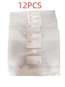 4/12PCS Classic Style A4 File Folders - Transparent PP Envelope Folders With Snap Closure, Thick High-Capacity Storage Pouches, Suitable For Students And Office Use, Professional Look, Streamlined Design, Durable Material, File Sleeves, Business Use - Thickened portfolio - View 17