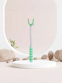 Telescopic Clothes Fork, Stainless Steel Extendable Garment Hanging Pole, U-Shape Non-Slip Clothesline Prop Rod With Sponge Grip, Portable High Reach Laundry Stick For Balcony & Closet - multicolor - View 20