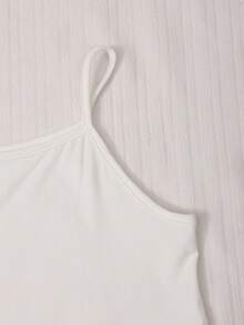 SHEIN 青少年女孩條紋數位印花翻領襯衫背心與長褲三件套 返校季 - 藍色 - 查看 5