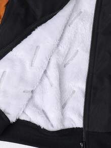 SHEIN Young Boy Fashion Jacket Padded Coat Suitable For Autumn/Winter - Multicolor - View 7