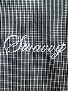 SWAVVY Men's Letter Pattern 2 In 1 Patchwork Casual Daily Wear Shirt - Blue - View 5