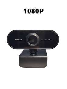 Teckwe 1 Piece HD Webcam Supports 1080P And 2K Resolution USB Plug And Play Built In Microphone Adjustable Clip Base Wide Angle Simple Solid Black Design For Video Conference Live Streaming Online Teaching Home Office Computer Peripheral Accessories - Multicolor - View 9