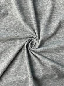 SHEIN CURVE+ Plus Size Casual Solid Color Camisole - Grey - View 4