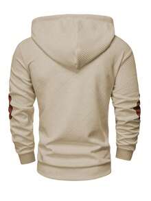 Manfinity Homme Sudadera con capucha casual para hombre, primavera/otoño - Multicolor - Ver 2