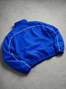PAVTROS Men's Fashion Stand Collar Striped Jacket, Suitable For Commuting, Sports, Casual Multi-Function , Perfect Gift Choice - Blue - View 2