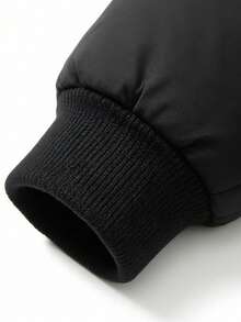 Manfinity Homme Men's Winter Fashion Versatile Jacket - Black - View 6