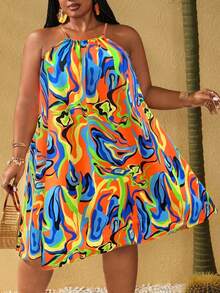 Maweii Plus Size Dresses - Multicolor - View 4
