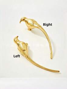 Cirelle 1 Tay nắm cửa tủ quần áo hình chim ác là vàng sáng tạo, màu kim loại cổ điển, thích hợp cho tủ rượu và ngăn kéo tủ giày. Phù hợp cho nhà ở, khách sạn, cửa hàng, quán bar, phòng hội nghị, văn phòng và phòng học. Cũng lý tưởng làm đạo cụ chụp ảnh, quà tặng tân gia, đồ trang trí nhà cửa sáng tạo và phụ kiện cải tạo nhà cửa. - Nhiều màu - Xem 11
