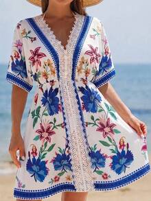 Blue and White