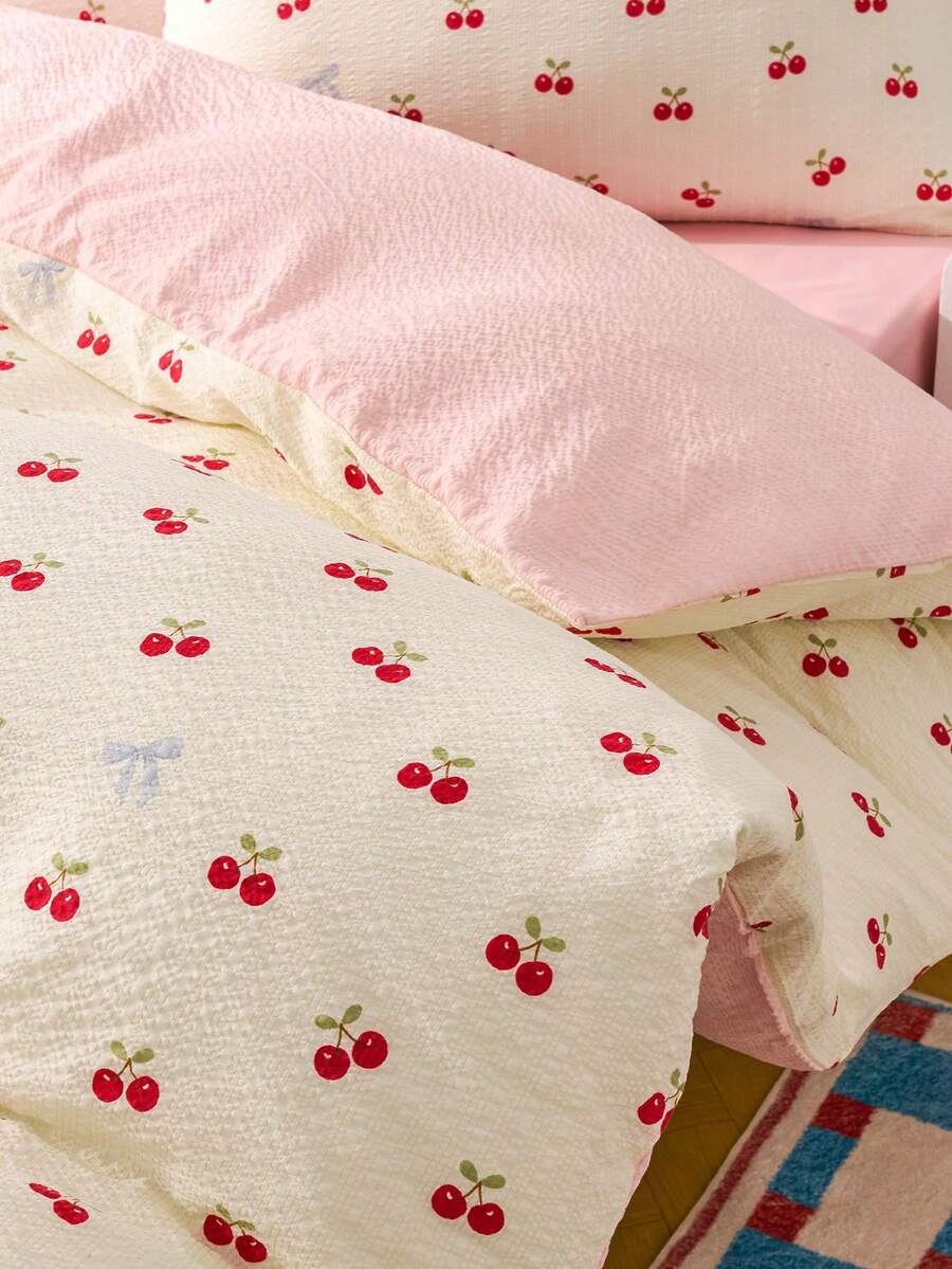 2/3pcs Red Cherry Bow, Women, Plant, Light Pink, Valentine's Day ...
