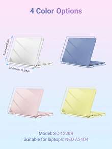 Teckwe 2026 Neo Laptop Skyddsfodral 13 tum A3404 100 % matchande officiell färg, reptåligt material av hög kvalitet, enkel installation, A18 Pro neonstil - Visa 5