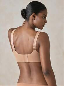 Veilyse 3pcs Set Minimalist Comfortable Sports Bras For Women, Wireless Seamless Solid Color Bras - Multicolor - View 2