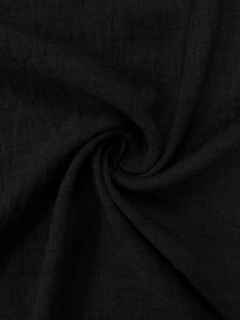 Balvessa 簡約綠色優雅成熟A字裙 中年女性適用 - 黑色 - 查看 7