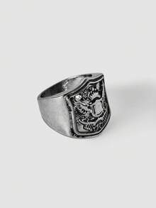 MortiRose Ring - Antique Silver - View 3