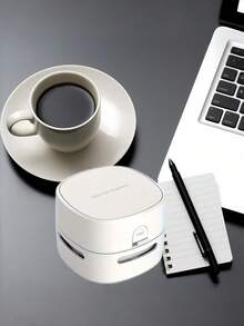Teckwe 1 Set ABS Mini Vacuum Desktop Nirkabel Daya Hisap Tinggi Suara Rendah Pembersih Debu Portabel untuk Rumah Kantor Meja Hadiah Ulang Tahun Natal Populer Praktis Hadiah Harian Membutuhkan 2 Baterai AA (Tidak Termasuk). - warna-warni - View 2