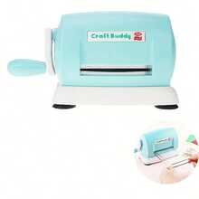 1 Set Mesin Embossing, Dikombinasikan dengan Berbagai Templat Bunga untuk Memotong Berbagai Pola pada Karton/Mesin Kerajinan Kertas Embossing Manual, - cyan - View 5