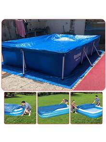 Cubierta de piscina azul a prueba de polvo & impermeable - A - Ver 2