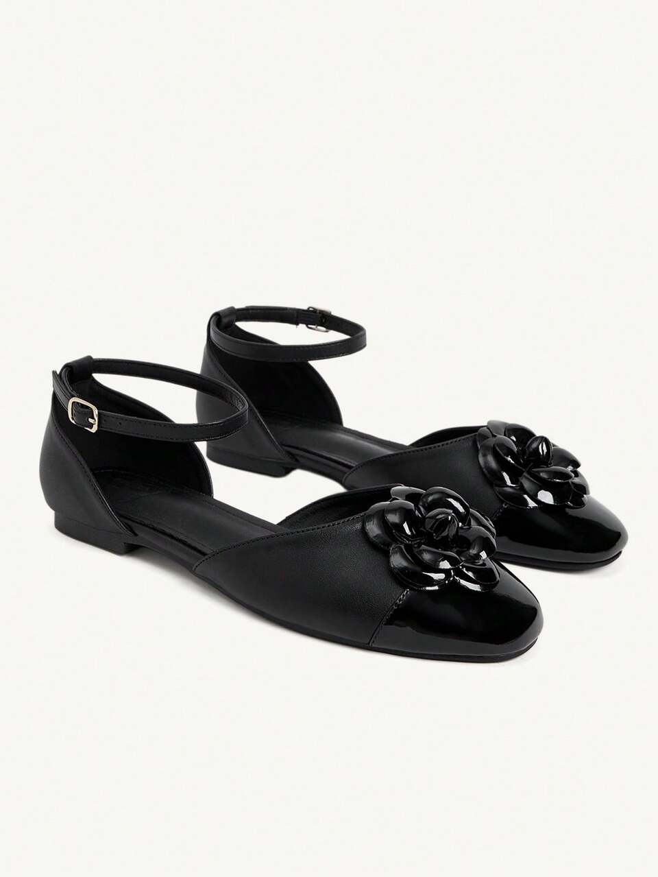 CUCCOO CHICEST Women's Fashion Flat Shoes, Bow Flat PU Global Four Seasons Commuter Elegant Basic Festival Office Outdoor Daily Wear