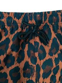 Manfinity Homme Men's Leopard Print Jacket And Pants Set - Multicolor - View 8