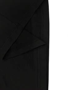 Sport MetroGents Camiseta deportiva de manga corta con estampado de leopardo y corte holgado para hombre - Negro - Ver 4