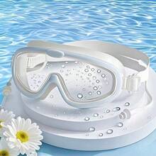 Large Frame Transparent Design Swimming Goggles For Water Sports, Swimming, Beach, Pool, Water Activities - Multicolor - View 7