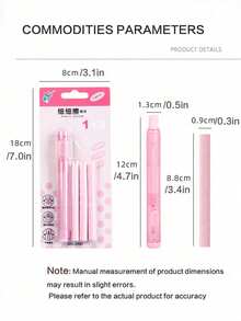 Push Button Retractable Eraser Set, 4 Pcs Pen-Style Press Erasers With 3 Refills, Student & Office Stationery - Color - View 4