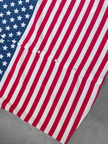 Ironwick Men's Colorblock Striped Star Print Sports Shirt, Gym - Multicolor - View 3