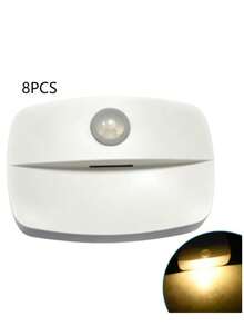 Motion Sensor Night Light, Indoor Cabinet Lighting, Suitable For Corridor, Stairs, Bathroom, Bedroom, Kitchen - Multicolor - View 6