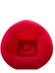 1pc Portable Inflatable Outdoor Leisure Chair, Soft Comfortable Spherical Bean Bag Chair, Breathable Pvc, Inflatable Sofa For Living Room, Balcony, Camping - Multicolor - View 9
