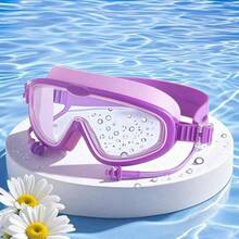 Large Frame Transparent Design Swimming Goggles For Water Sports, Swimming, Beach, Pool, Water Activities - Multicolor - View 3