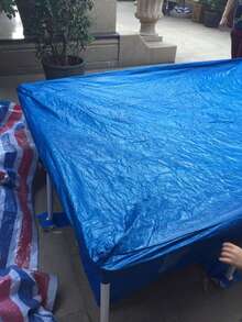 Cubierta de piscina azul a prueba de polvo & impermeable - A - Ver 5