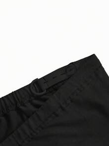 Modmama 3 piezas Pantalones largos plisados de cintura ajustable, versátiles y sencillos para maternidad - Multicolor - Ver 3
