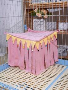 New Product Hamster Escape Shelter Rabbit Dutch Pig Guinea Pig Triangular Tassel Shelter. - multicolor - View 5