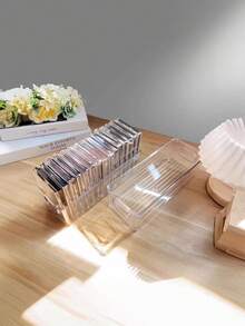 1Pc Stackable Clear Refrigerator Storage Box, Food Organizer Container For Fruits Vegetables Drinks Grains Kitchen Fridge Storage - Multicolor - View 5